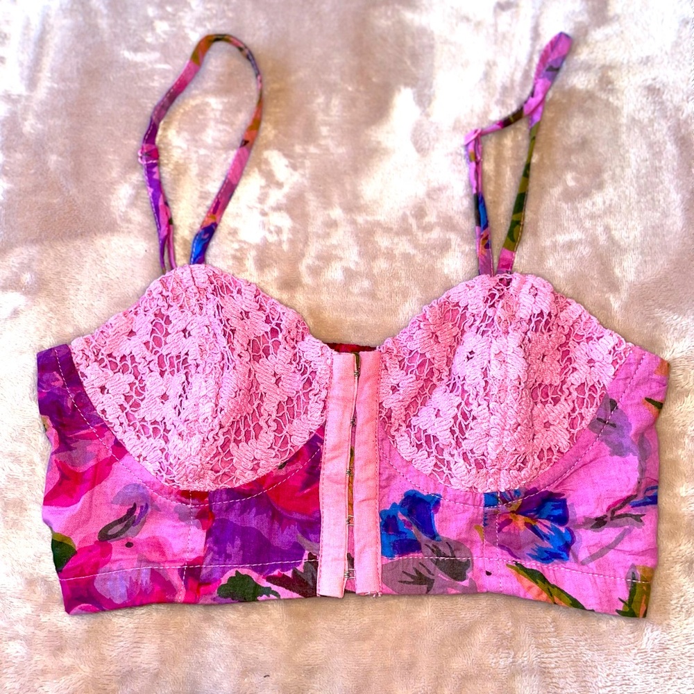 Floral crop top